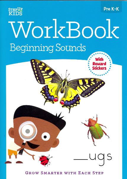 Beginning Sounds Workbook: PreK-K (Step Up Kids)