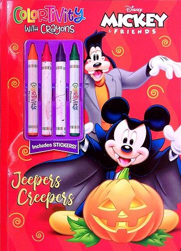 Jeepers Creepers Colortivity With Crayons (Disney Mickey & Friends)