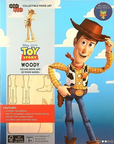 Woody Deluxe Book and 3D Wood Model (Disney Pixar Toy Story, IncrediBuilds)