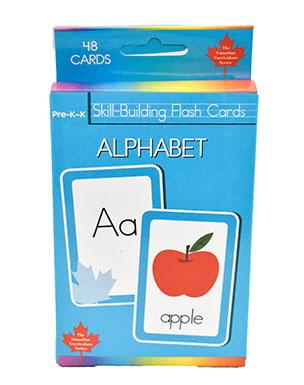 Alphabet: 48 Skill-Building Flash Cards ( Canadian Curriculum Series)