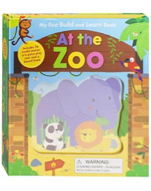 At The Zoo (My First Build and Learn Book)