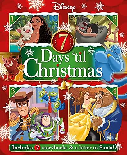 Disney 7 Days 'Til Christmas: With 7 Storybooks & Letter to Santa