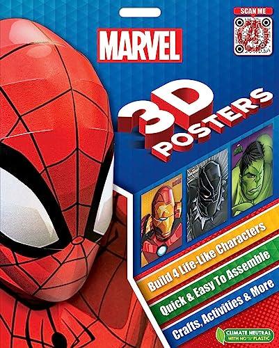 Marvel 3D Posters: Quick & Easy to Assemble Life-Like Characters, Plus Crafts, Activities, and More