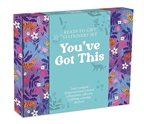 You've Got This: Ready-To-Gift Stationery Set With Desk Notepad, Empowerment Journal, Affirmation Calendar, Uplifting Coloring, and Stickers