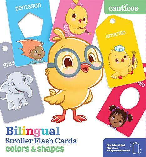 Bilingual Stroller Flash Cards:  Colors & Shapes