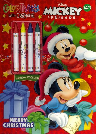 Merry Christmas Disney Mickey & Friends Actvity Book (Colortivity)