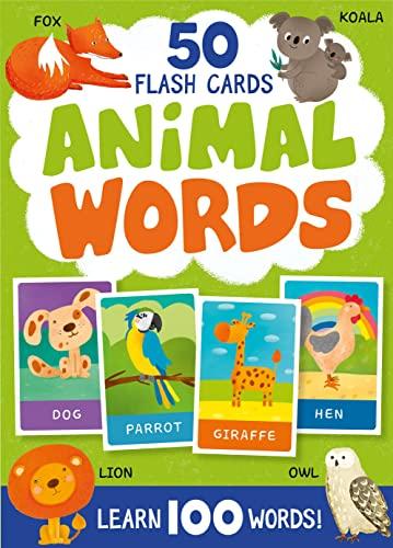 Animal Words: 50 Flash Cards