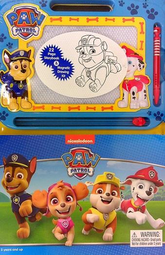 PAW Patrol: 22 Page Story Book and Magnetic Drawing Kit (Nickelodeon)